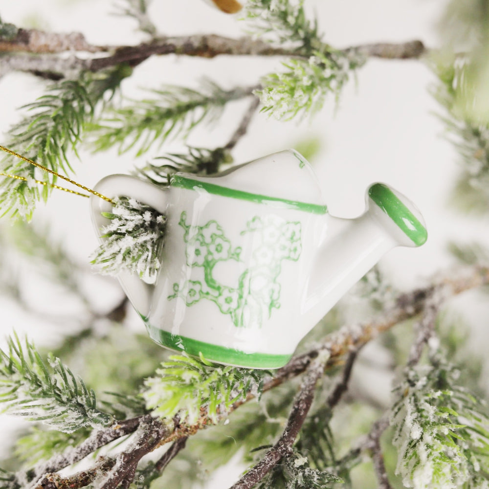 Stoneware Watering Can Ornament