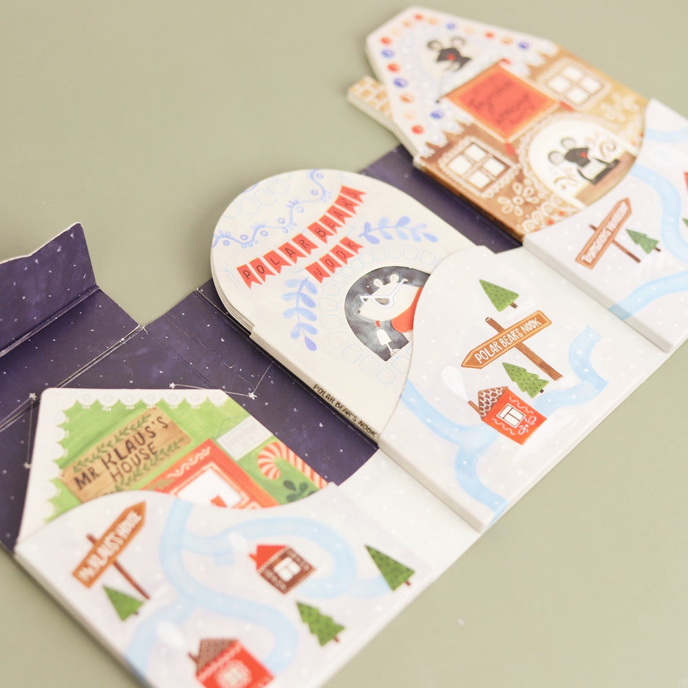 North Pole Village Book Set