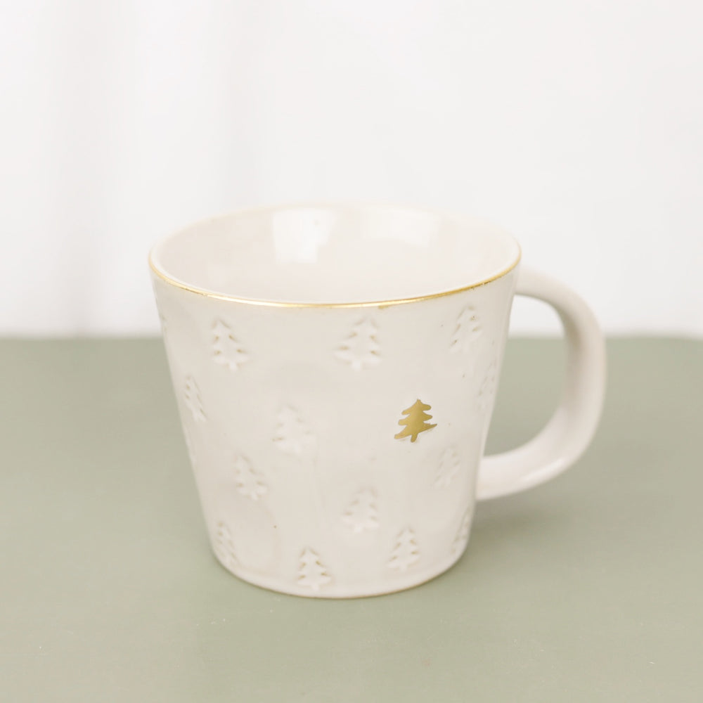 Golden Tree Holiday Mug