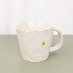 Golden Tree Holiday Mug