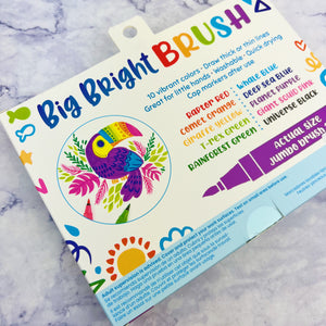 Big Bright Brush Markers - Set of 10