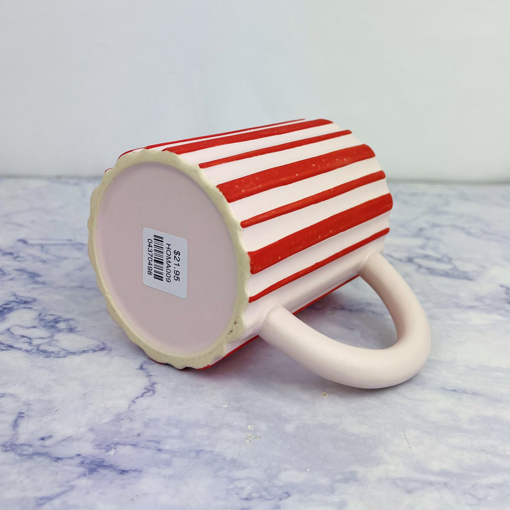 Peppermint Striped Mug