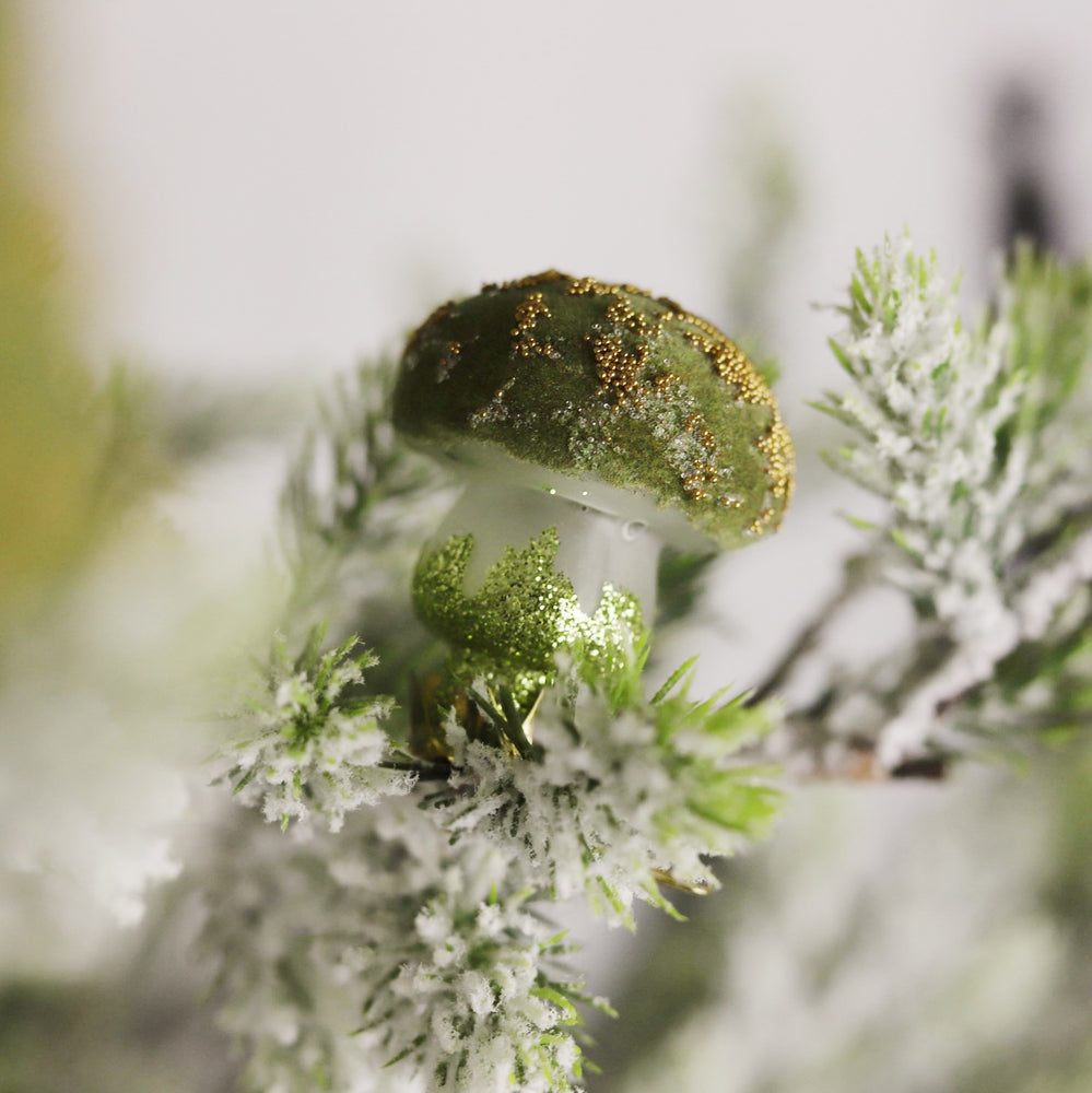 Holiday Clip On Mushroom Ornaments