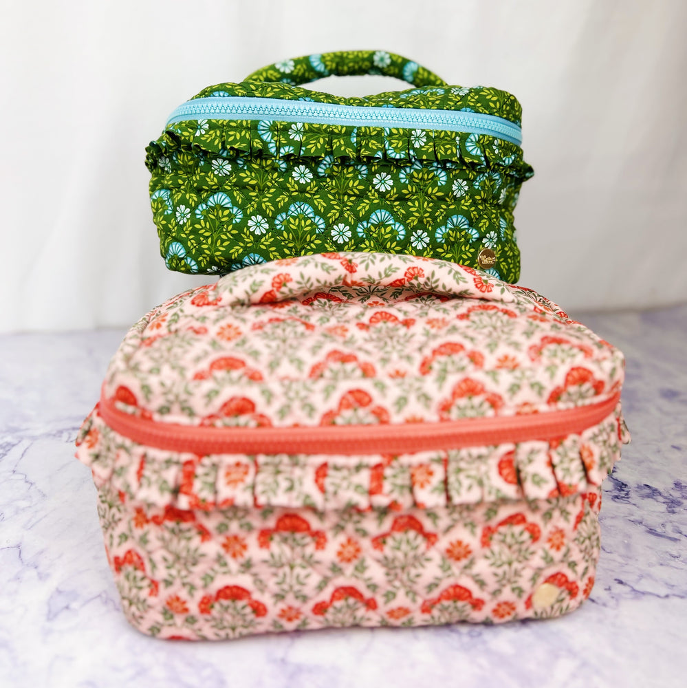 Everbloom Quilted Cosmetic Bag