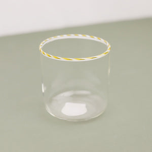 Striped Rim Holiday Glassware