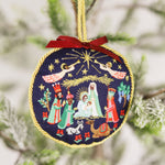 Nativity Embroidered Ornament