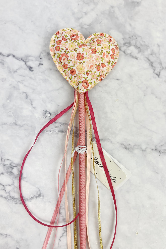 Floral Heart Wand