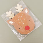 Rudolph Shaped Napkin Set