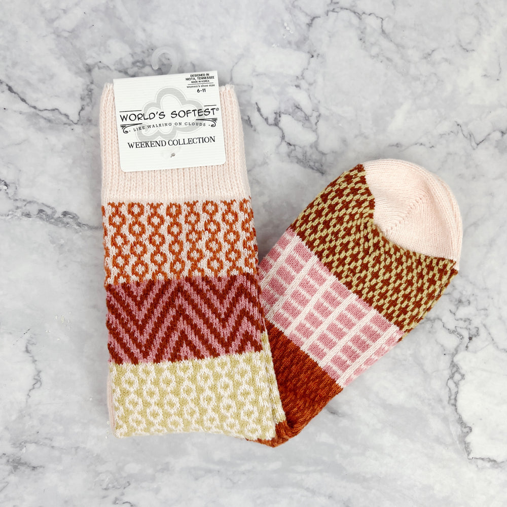 
                
                    Load image into Gallery viewer, Boho Patchwork Socks
                
            