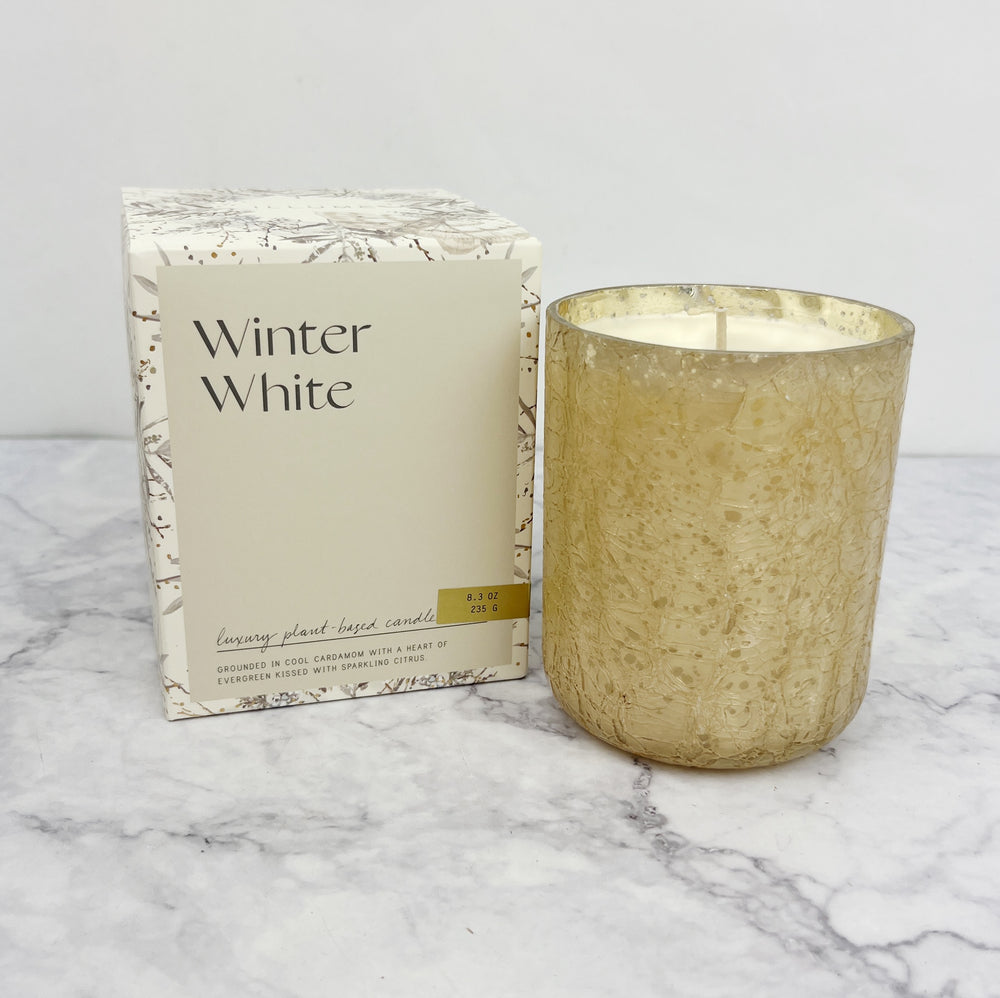 Radiant Winter Candle
