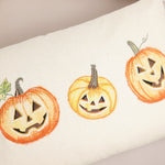 Three Jack O'Lanterns Pillow