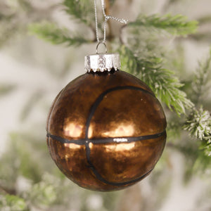 Large Glass Sports Ball Ornament