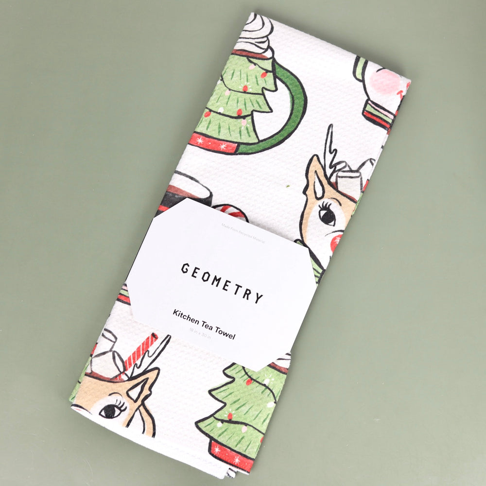 Holiday Recycled Tea Towels