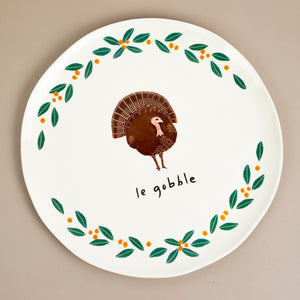 Le Gobble Melamine Plate