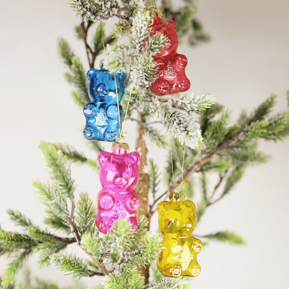 Glass Gummy Bear Ornament