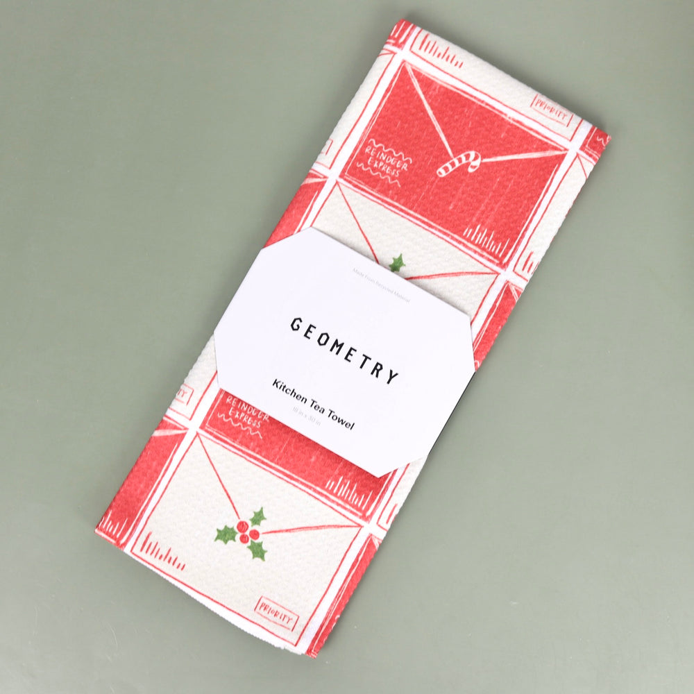 Holiday Recycled Tea Towels