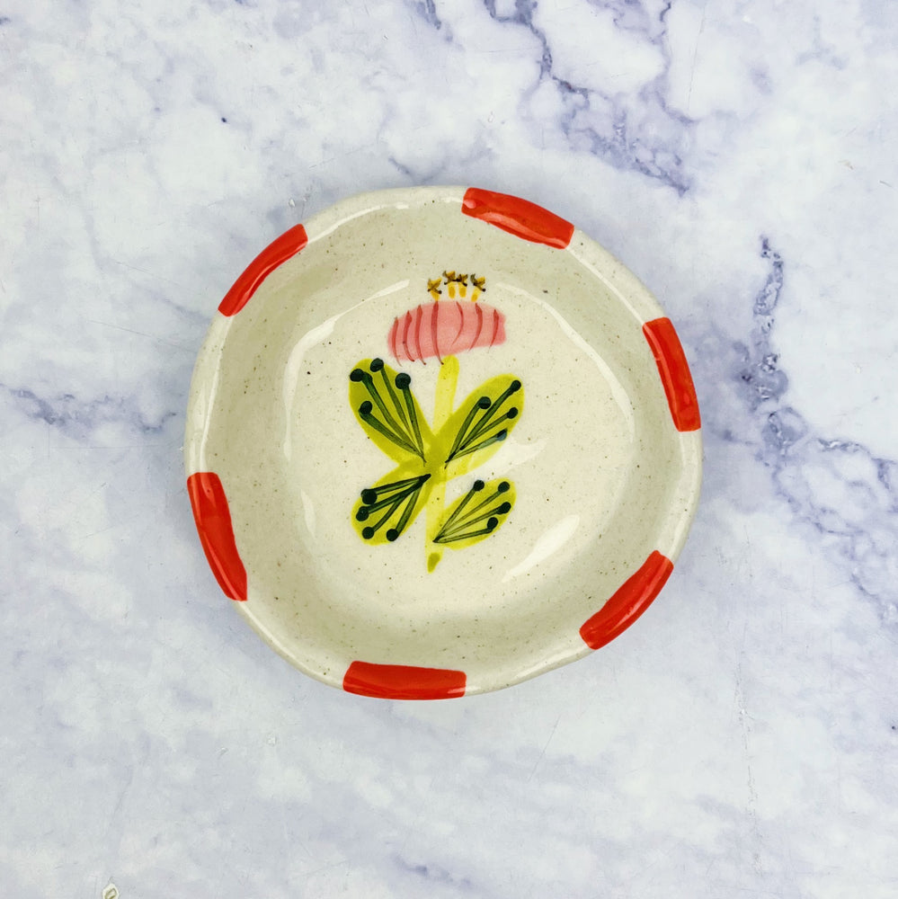Funky Floral Trinket Dish