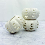 White Pumpkin Stack Votives