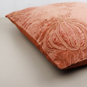 Deep Blush Pumpkin Pillow