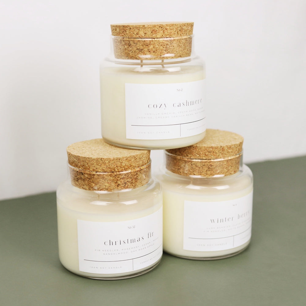 Forget Me Not Holiday Candles