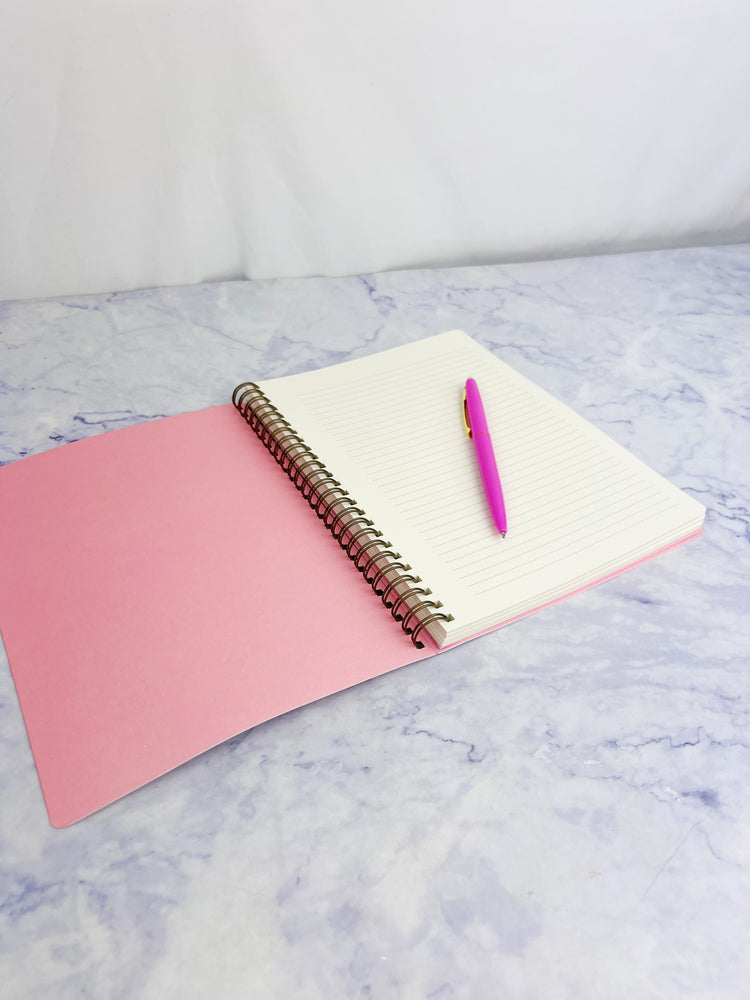 Ditsy Dahlia Spiral Notebook