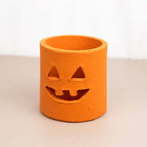 Small Clay Jack-O-Lantern