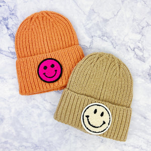 Kids Happy Face Beanie