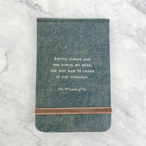 Fabric Notebook - Wizard of Oz