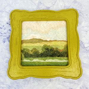 Framed Cotton Landscape Wall Art