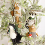Wool Felt Forest Animal Ornaments