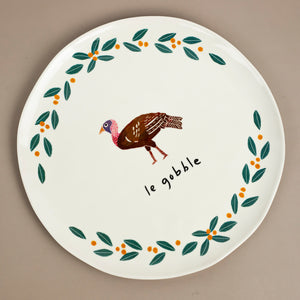 Le Gobble Melamine Plate