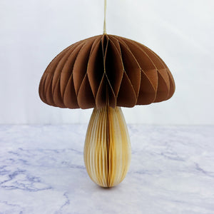 Mushroom Honeycomb Ornament