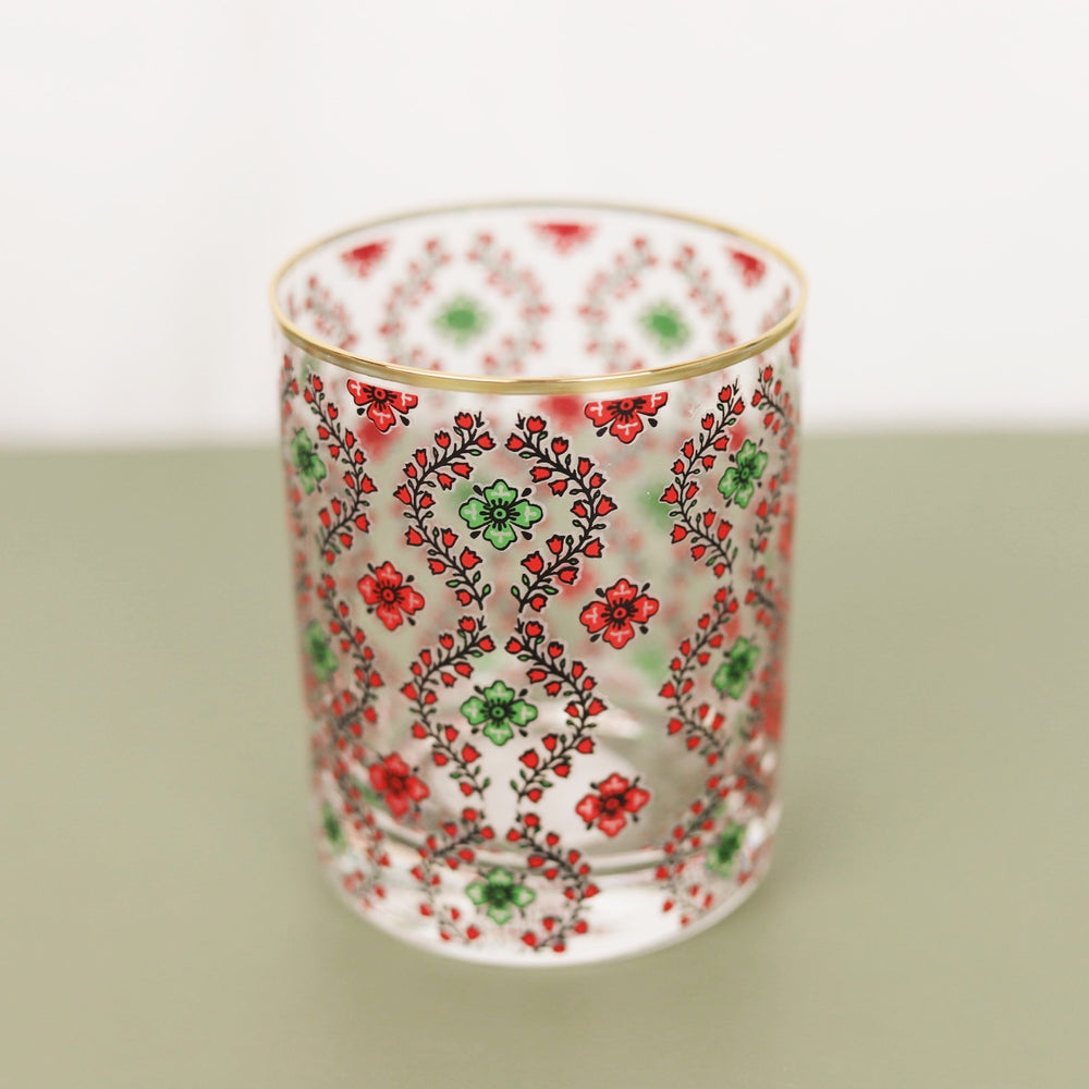 Gold Rimmed Glass Cups
