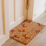 Candy Canes and Bows Doormat