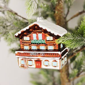 Ski Chalet Ornament