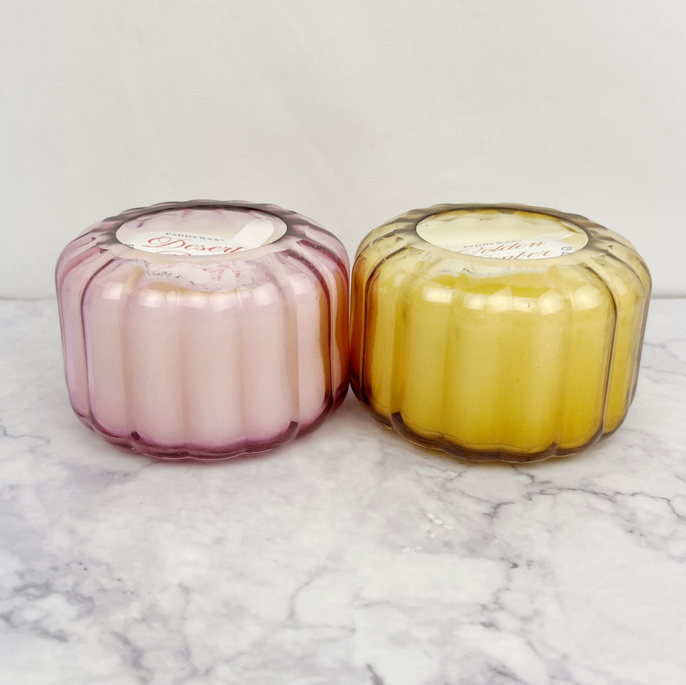 Ripple Glass Candle