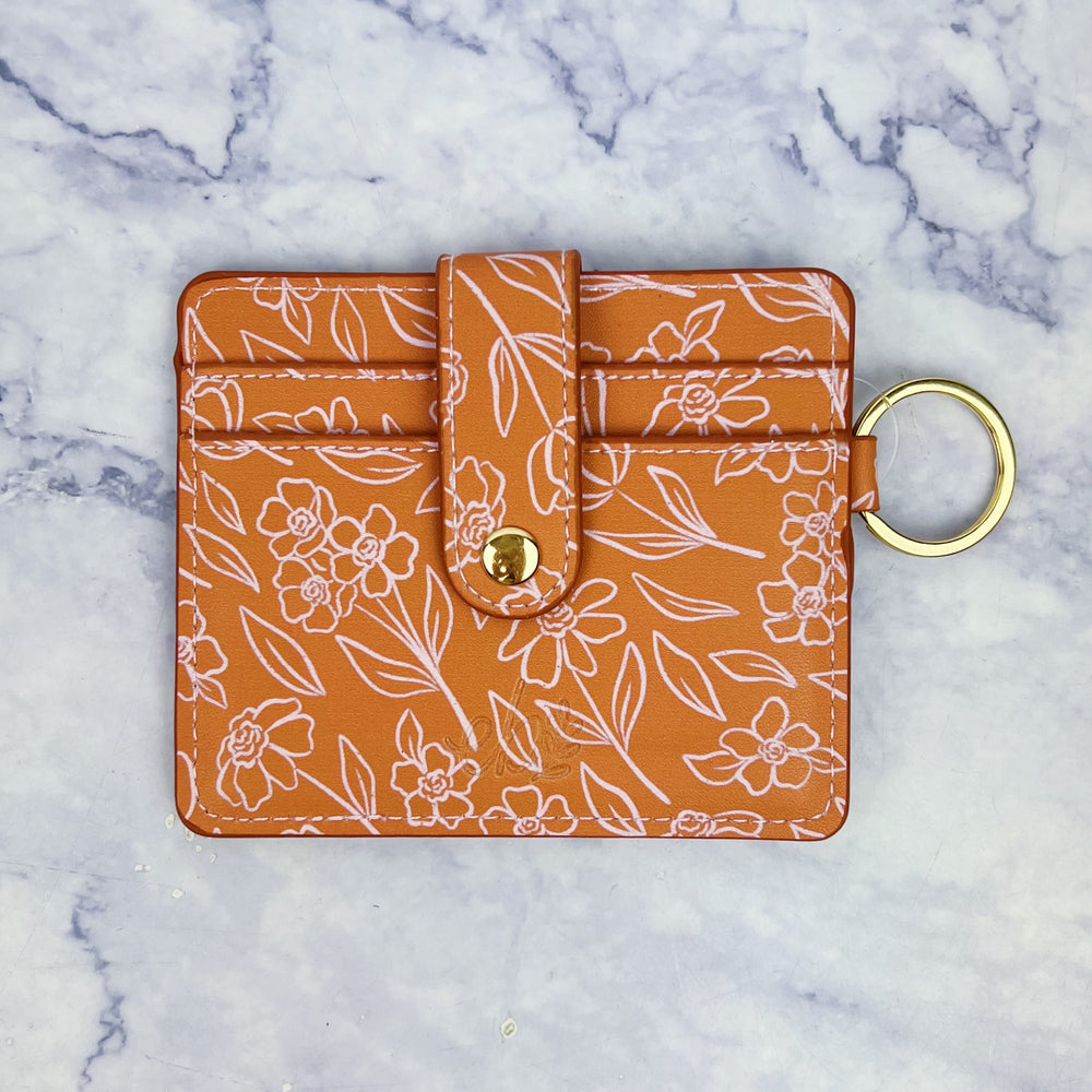 Floral Keychain Wallet