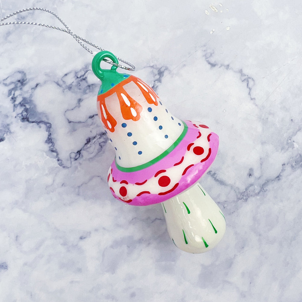 Whimsical Mushroom Ornament