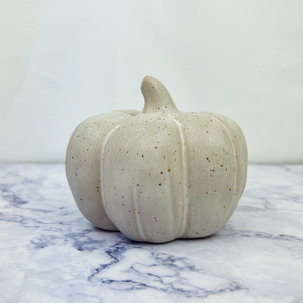 Specked Ceramic Pumpkins