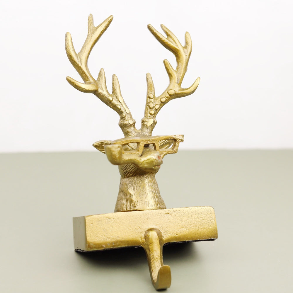 Brass Animal Stocking Holder
