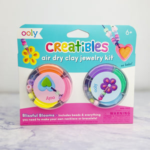Creatibles Air Dry Clay Jewelry Kit - Blissful Bloom