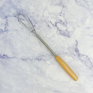 Mini Whisk with Wooden Handle