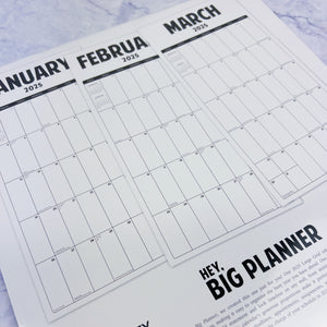 2025 Hey, BIG PLANNER