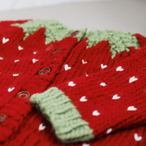 Strawberry Cardigan
