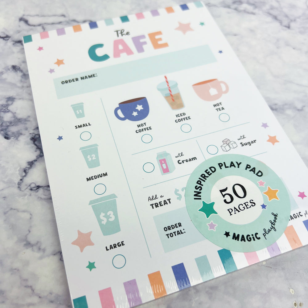 The Cafe' Pretend Play Notepad