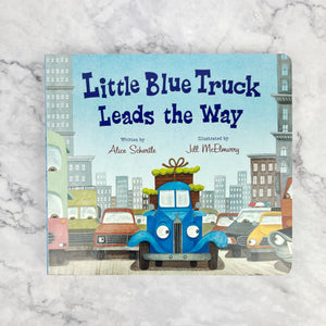 Little Blue Truck Leads The Way Board Book