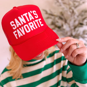 Santa's Favorite Trucker Hat