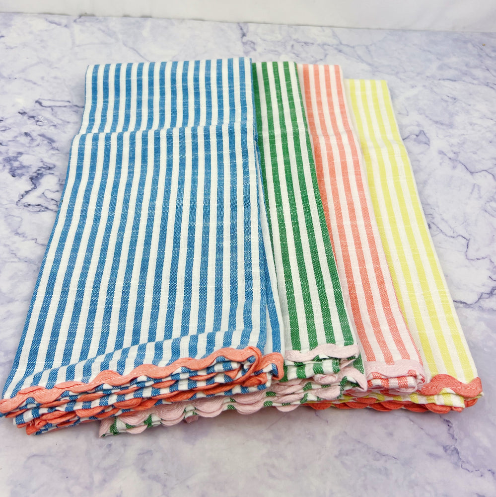 Ric Rac Stripe Tea Towel