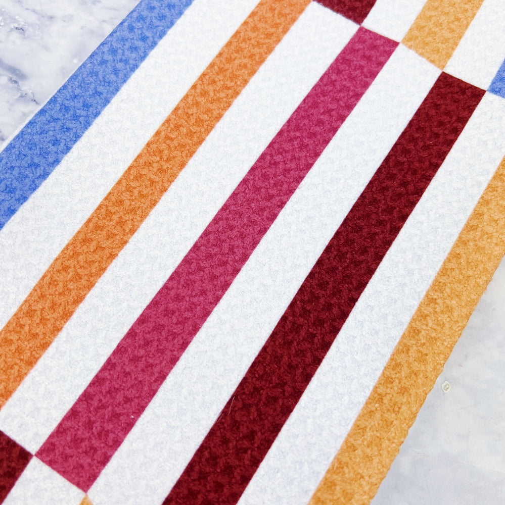 Wonky Stripes Recycled Tea Towel