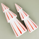 Candy Cane Striped Ceramic Tree
